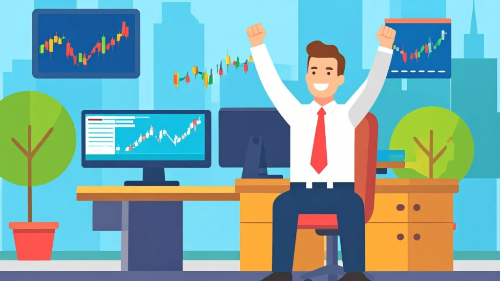 uma pessoa de sucesso no day trade