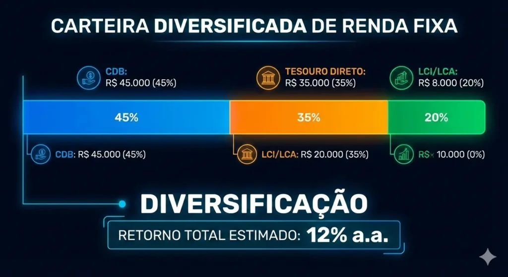 carteira de investimentos em renda fixa